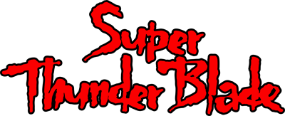 Super Thunder Blade - Clear Logo Image
