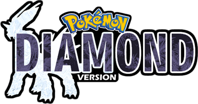 Pokémon Diamond Version - Clear Logo Image