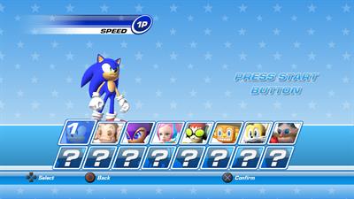 Sega Superstars Tennis - Screenshot - Game Select Image