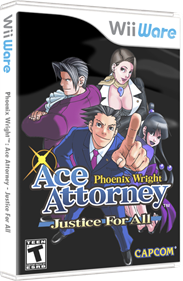 Phoenix Wright: Ace Attorney: Justice For All - Box - 3D Image