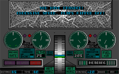Flight Path 737 - Screenshot - Game Over Image