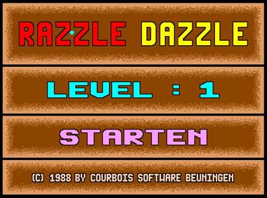 Razzle Dazzle - Screenshot - Game Title Image