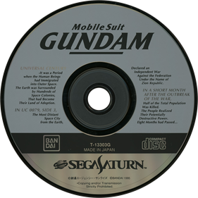 Mobile Suit Gundam - Disc Image