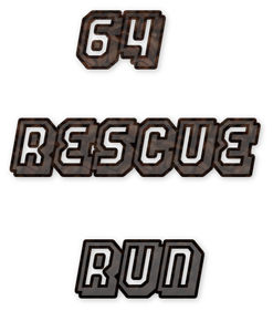 64 Rescue Run - Clear Logo Image