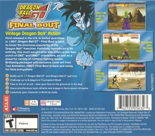 Dragon Ball GT: Final Bout - Box - Back Image