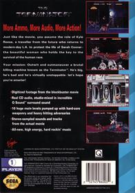 The Terminator - Box - Back Image