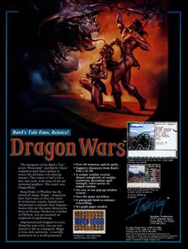 Dragon Wars - Advertisement Flyer - Front Image
