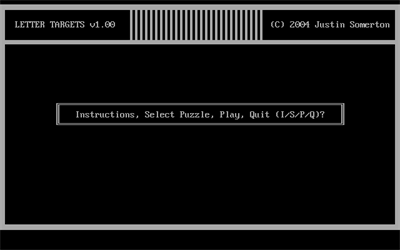Letter Targets - Screenshot - Game Title Image