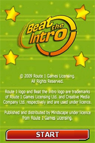 Beat the Intro - Screenshot - Game Title Image