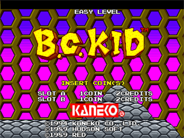 Bonk's Adventure - Screenshot - Game Title Image