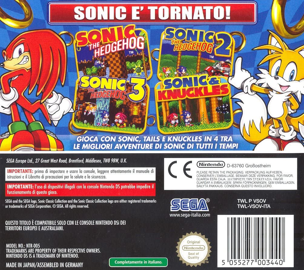 Sonic Classic Collection Images - LaunchBox Games Database