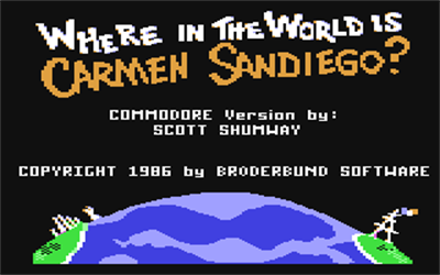 Where in the World is Carmen Sandiego? - Screenshot - Game Title Image