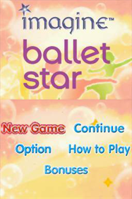 Imagine: Ballet Star - Screenshot - Game Title Image