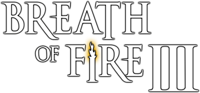 Breath of Fire III - Clear Logo Image