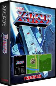 Super Xevious - Box - 3D Image