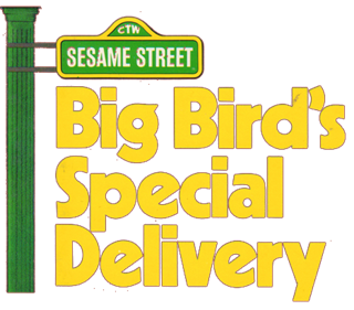 Sesame Street: Big Bird's Special Delivery - Clear Logo Image