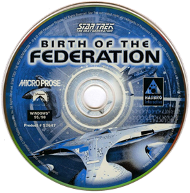 Star Trek: The Next Generation: Birth of the Federation - Disc Image