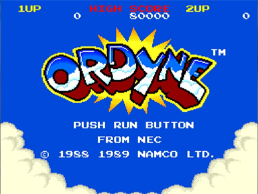 Ordyne - Screenshot - Game Title Image