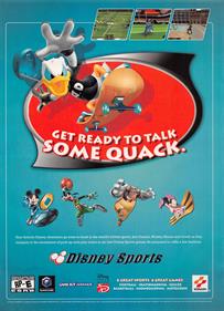 Disney Sports: Football - Advertisement Flyer - Front Image