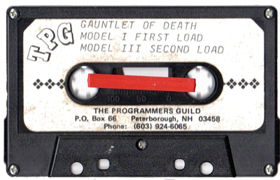 Gauntlet of Death - Cart - Front Image