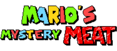 Mario's Mystery Meat - Clear Logo Image