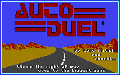 Autoduel - Screenshot - Game Title Image