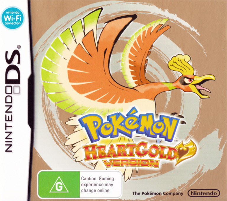 Pokemon Heartgold Version Case and Game Manual : Pokemon Company