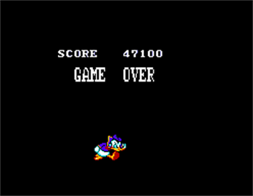Deep Duck Trouble Starring Donald Duck - Screenshot - Game Over Image