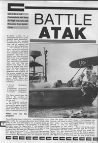 Battle Atak - Advertisement Flyer - Front Image