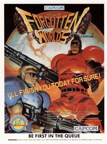 Forgotten Worlds - Advertisement Flyer - Front Image