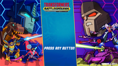 Transformers Battlegrounds - Screenshot - Game Title Image