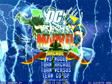 DC Versus Marvel - Screenshot - Game Title Image