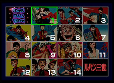 Lupin the 3rd: Chronicles - Screenshot - Game Select Image