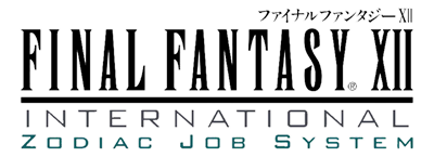 Final Fantasy XII International: Zodiac Job System - Clear Logo Image