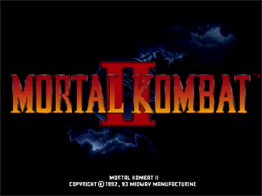 Mortal Kombat II - Screenshot - Game Title Image