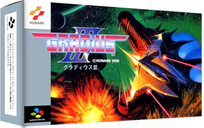 Gradius III - Box - 3D Image