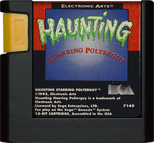 Haunting Starring Polterguy - Cart - Front Image