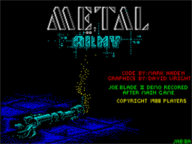 Metal Army - Screenshot - Game Title Image