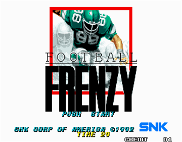 Football Frenzy - Screenshot - Game Title Image