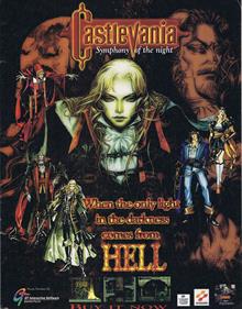 Castlevania: Symphony of the Night - Advertisement Flyer - Front Image