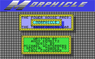 Morphicle - Screenshot - Game Title Image
