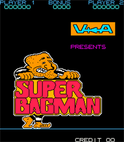 Super Bagman - Screenshot - Game Title Image