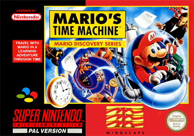 Mario's Time Machine - Box - Front Image