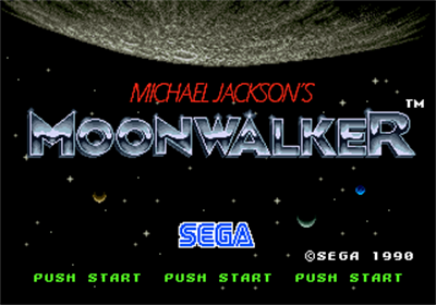 Michael Jackson's Moonwalker - Screenshot - Game Title Image