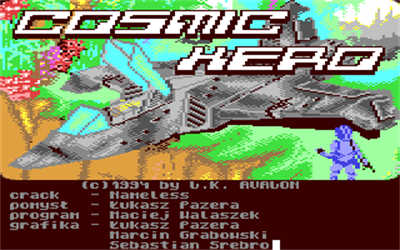 Cosmic Hero - Screenshot - Game Title Image