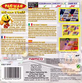 Pac-Man World - Box - Back Image