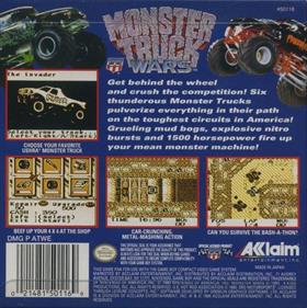 Monster Truck Wars - Box - Back Image