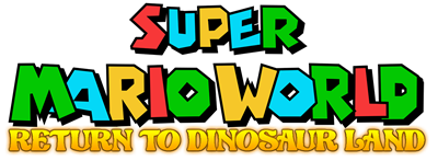 Super Mario World: Return to Dinosaur Land - Clear Logo Image