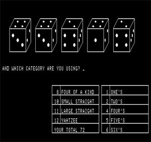 Yahtzee - Screenshot - Gameplay Image