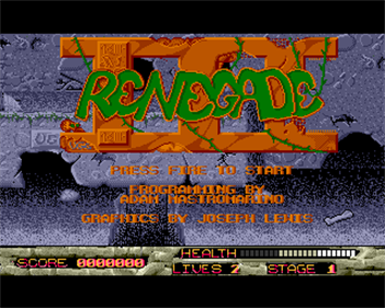 Renegade III - Screenshot - Game Title Image